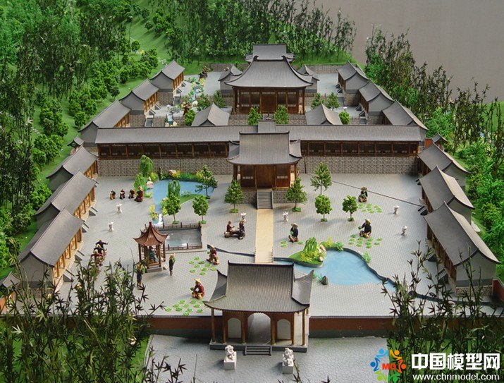古建筑模型，古建沙盤模型