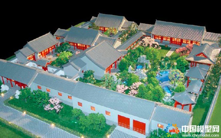 古建筑模型，古建沙盤模型