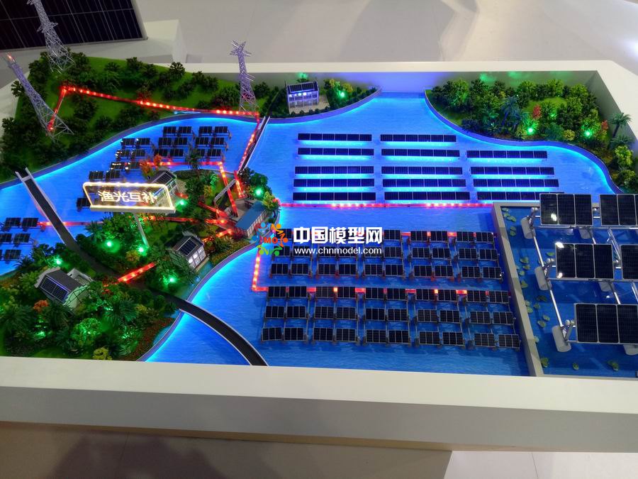 農(nóng)光互補沙盤模型