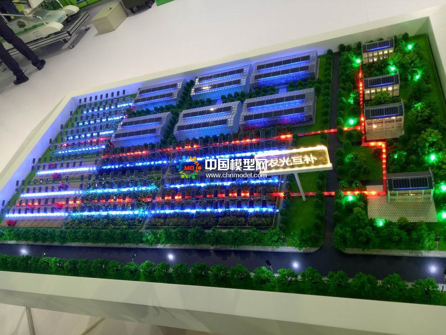 農(nóng)光互補沙盤模型