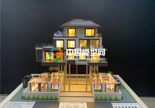 精工細制的別墅沙盤模型