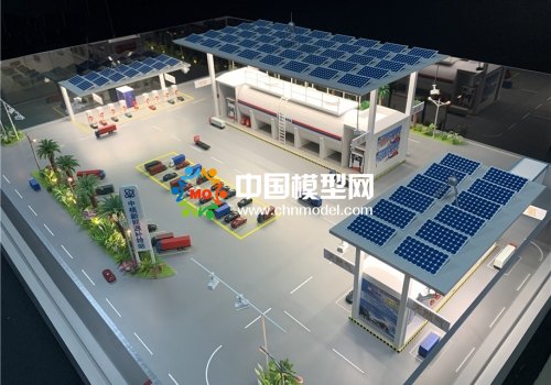 充氣站模型，充電站模型，能源站模型