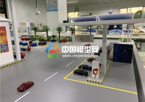 充氣站模型，充電站模型，能源站模型