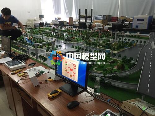 智慧城市交通模擬仿真教學沙盤模型