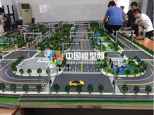 智慧城市交通模擬仿真教學沙盤模型