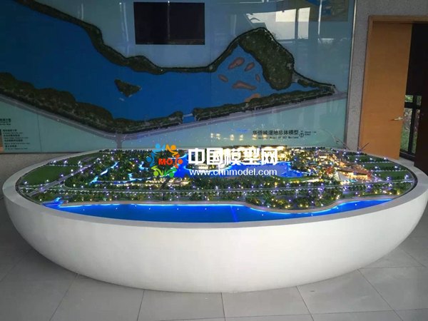 濕地公園規(guī)劃沙盤模型