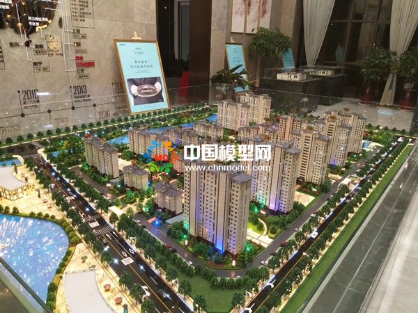 天潤國際公館售樓建筑模型