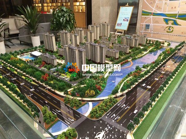 天潤國際公館售樓建筑模型