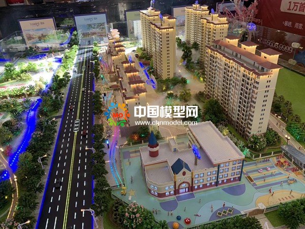 公園壹號售樓部沙盤模型