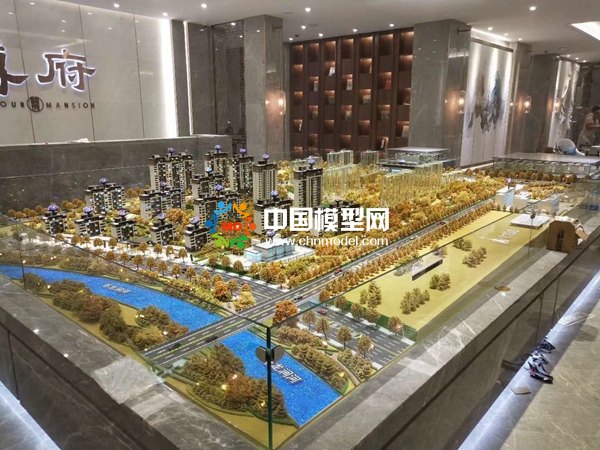 尊府樓盤概念沙盤模型