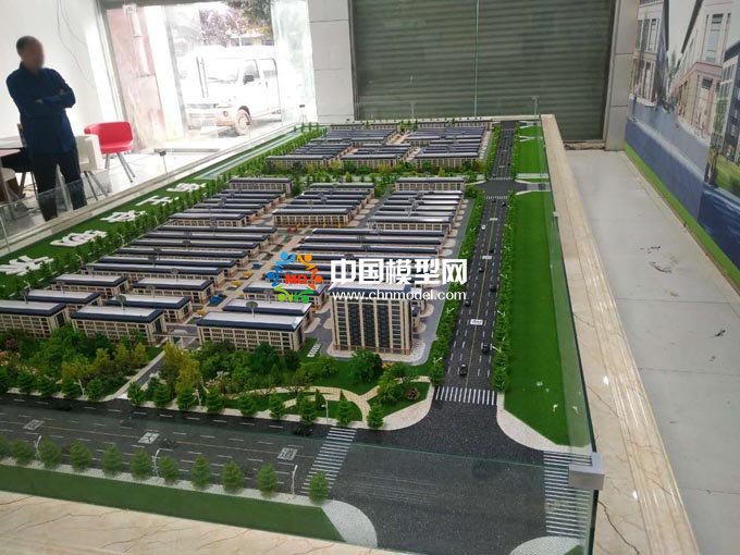 藥王谷物流園沙盤模型展現(xiàn)園區(qū)規(guī)模