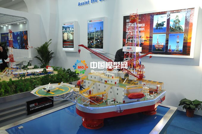 海上石油鉆井平臺(tái)沙盤模型