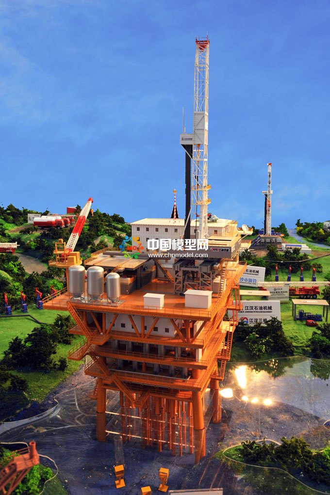 海上石油鉆井平臺(tái)沙盤模型