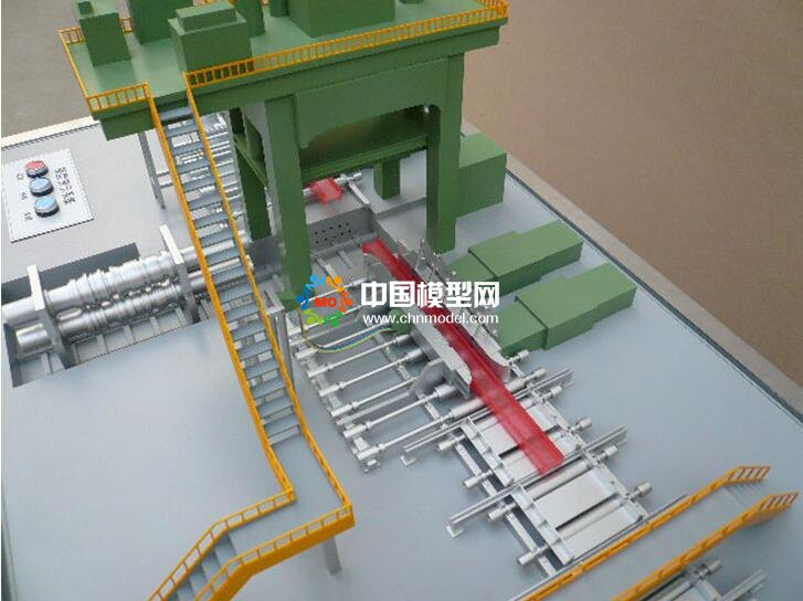 鋼鐵軋輥成產(chǎn)線沙盤(pán)模型