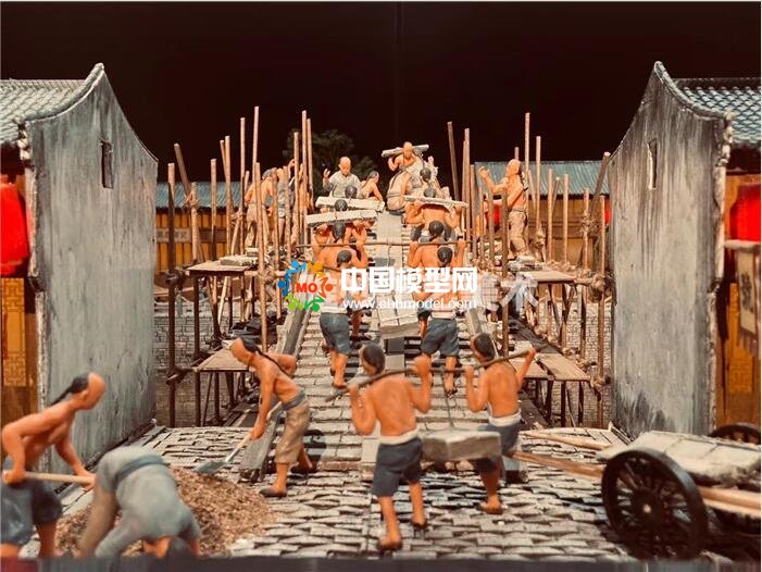 拱宸橋修建微縮場(chǎng)景模型