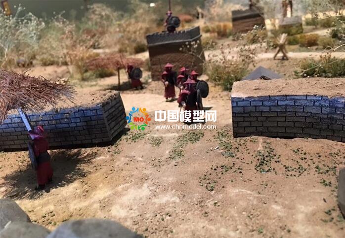 抗倭微縮場(chǎng)景沙盤(pán)模型