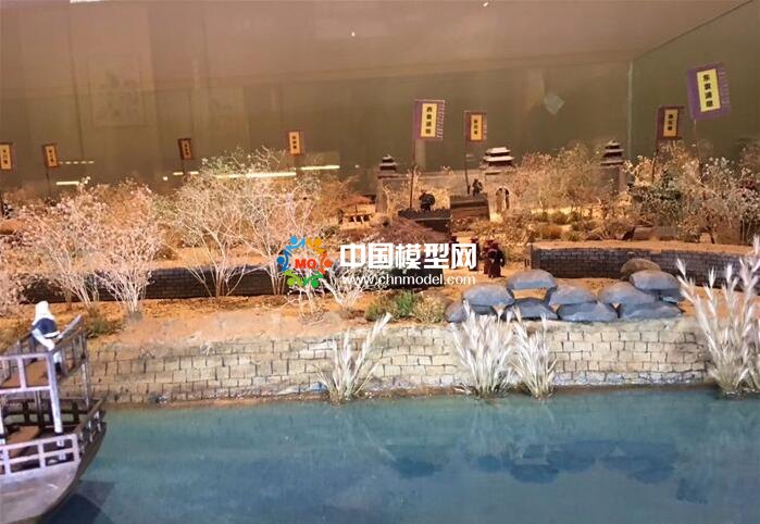 抗倭微縮場(chǎng)景沙盤(pán)模型