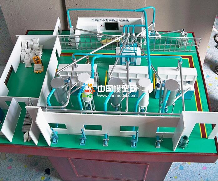 中科院：小麥糊粉層分離技術(shù)沙盤模型