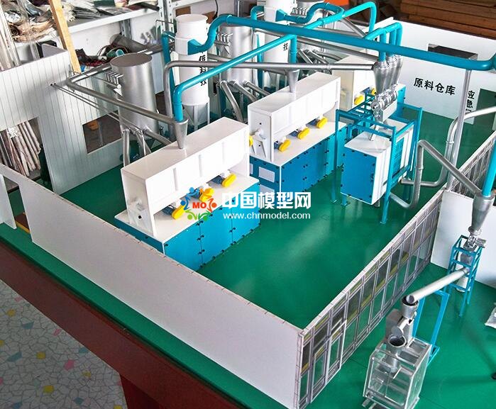 中科院：小麥糊粉層分離技術(shù)沙盤模型