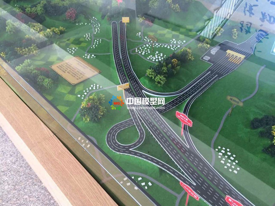 繞城高速沙盤模型