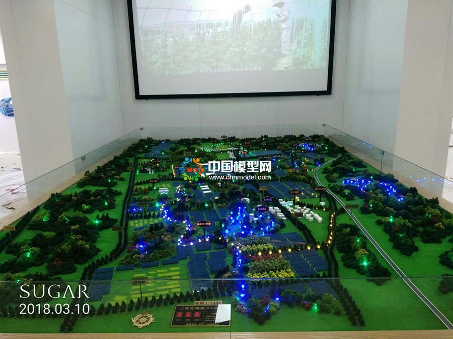光伏產(chǎn)業(yè)園沙盤模型