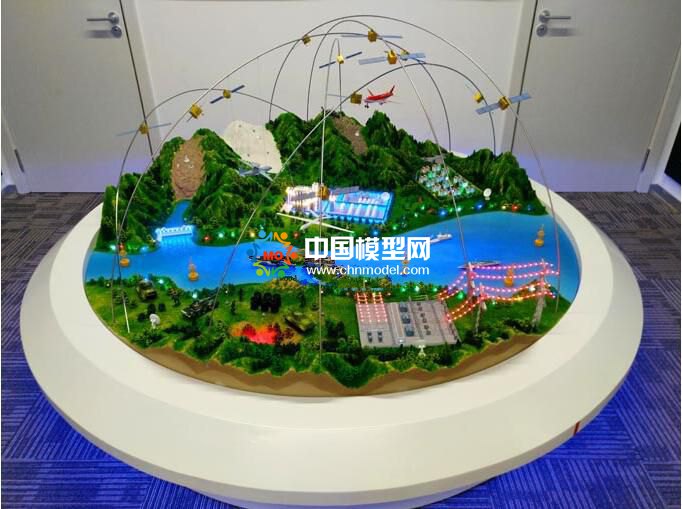 北斗衛(wèi)星導(dǎo)航系統(tǒng)沙盤(pán)模型