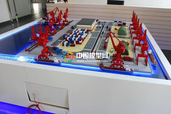 港口一站式物流服務沙盤模型