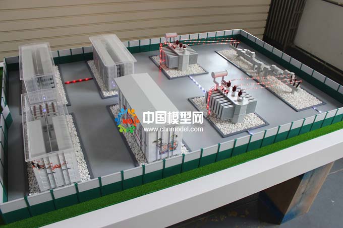 模塊化變電站模型，箱式變電站模型