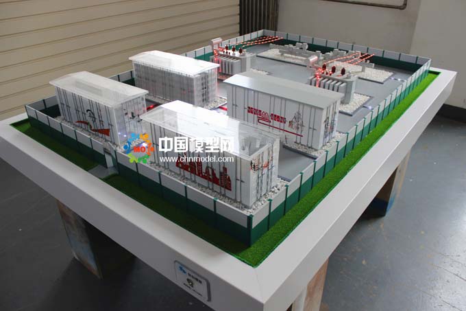 模塊化變電站模型，箱式變電站模型
