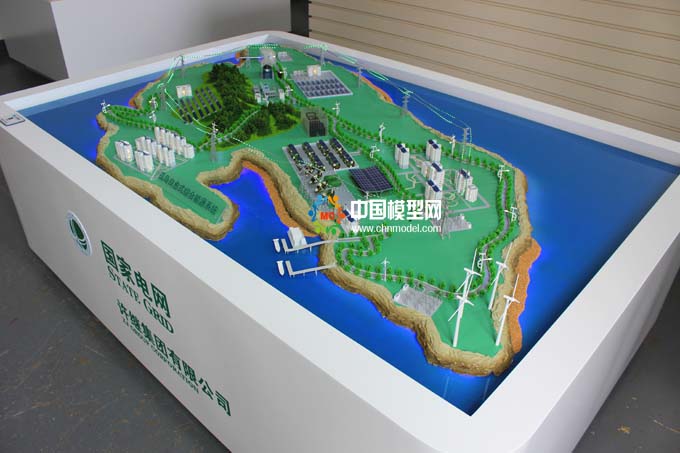 孤島自愈分布式能源系統(tǒng)沙盤模型