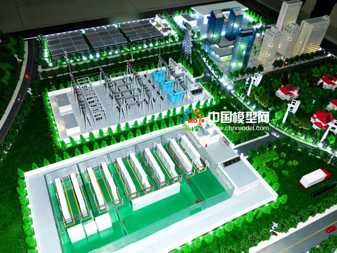 電池儲(chǔ)能系統(tǒng)沙盤模型