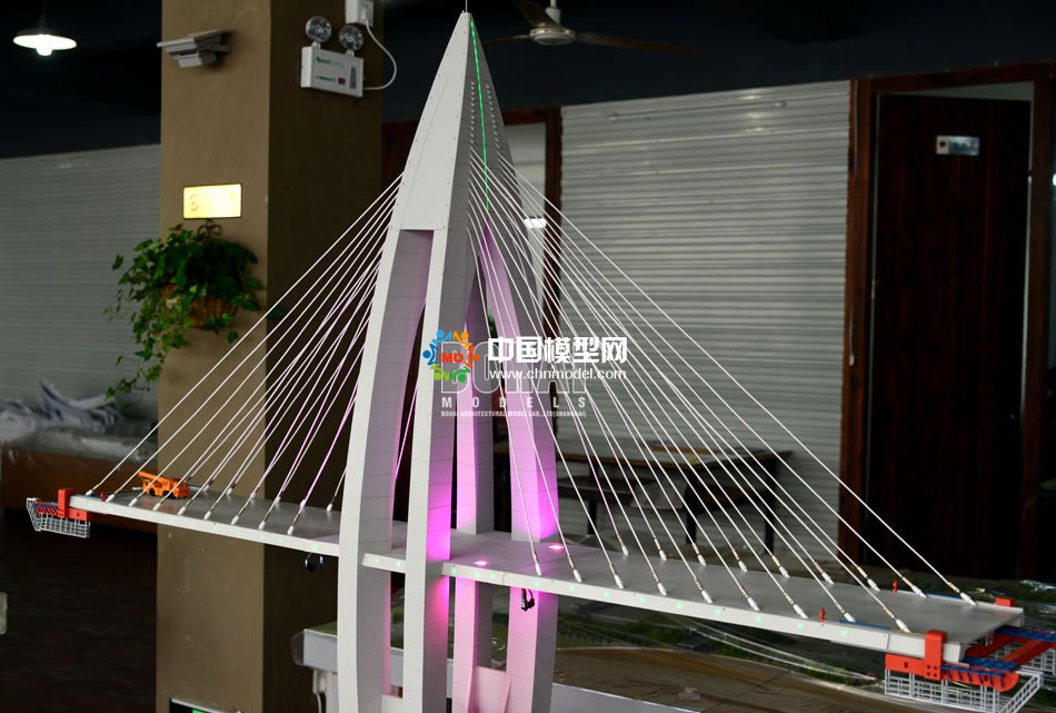 摩洛哥布里格里格河谷斜拉橋模型