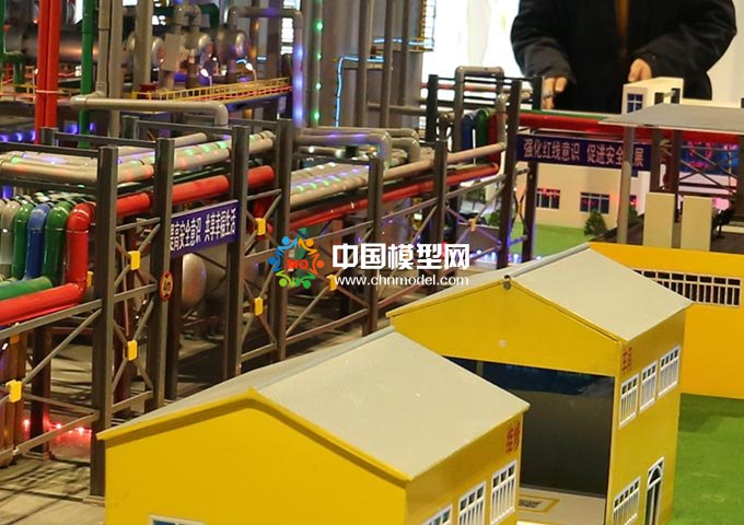 LNG液化調(diào)峰工廠沙盤(pán)模型