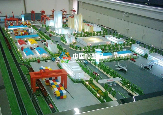 智慧物流園沙盤(pán)模型