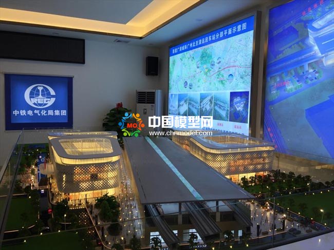 城市軌道交通地鐵車站沙盤(pán)模型