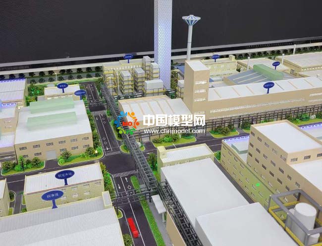 固體廢物處置利用，電解銅項(xiàng)目沙盤模型