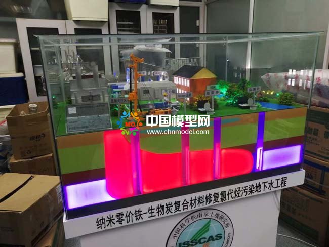 地下水污染修復(fù)沙盤模型，土壤修復(fù)沙盤模型