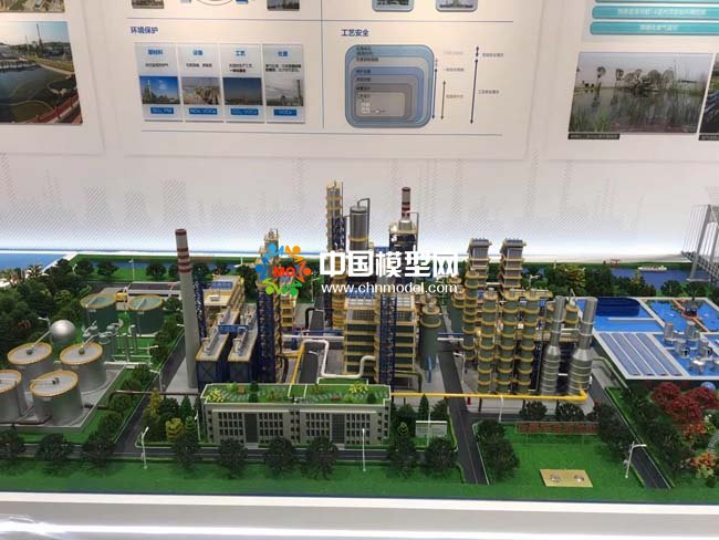???????金陵石化煉油廠沙盤(pán)模型