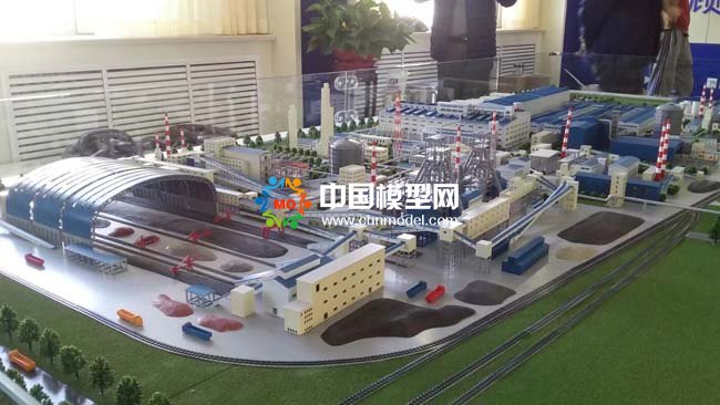 巨能特鋼廠區(qū)沙盤模型，新工藝新技術(shù)新材料新裝備實驗基地