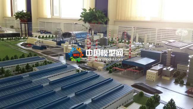 巨能特鋼廠區(qū)沙盤模型，新工藝新技術(shù)新材料新裝備實驗基地