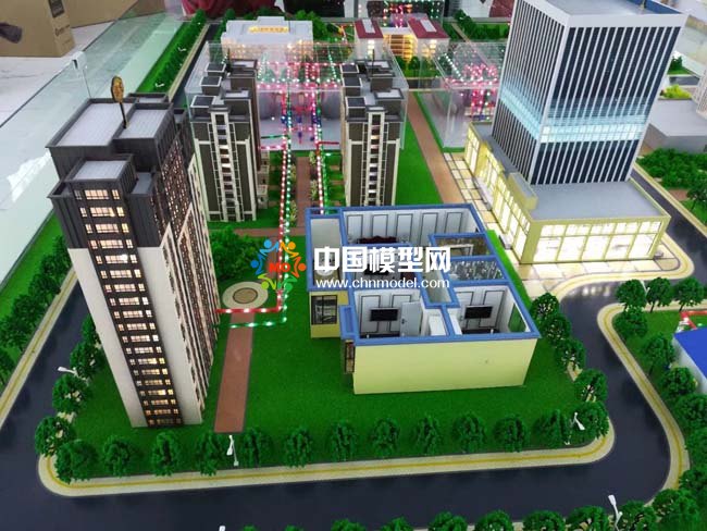 采暖供熱沙盤模型