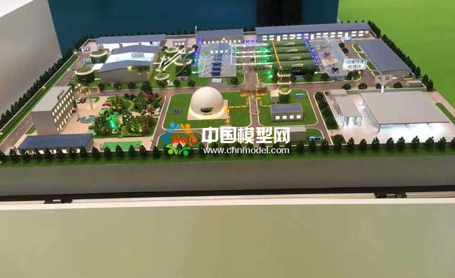 沼氣預處理沙盤模型