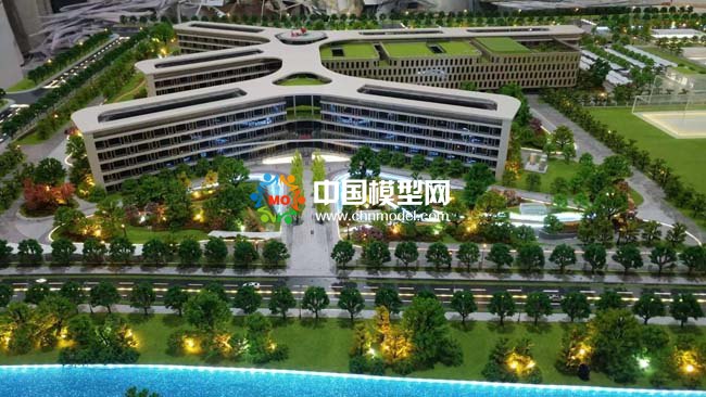 中醫(yī)院沙盤(pán)模型