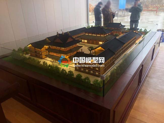 寺廟古剎建筑沙盤模型