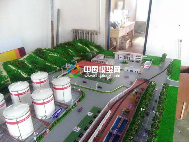 石油存儲(chǔ)智慧油庫(kù)沙盤(pán)模型