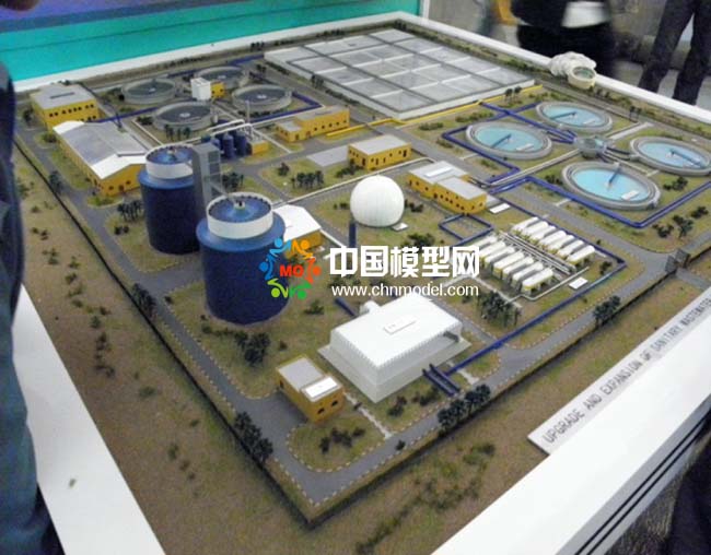 工業(yè)污水處理廠沙盤模型