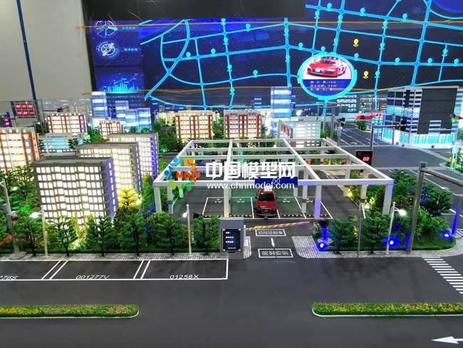 智慧停車解決方案沙盤模型