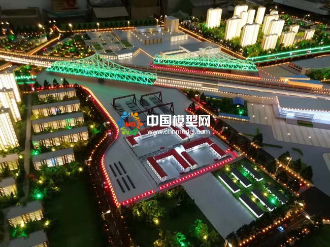 高速公路沙盤，橋梁隧道沙盤模型