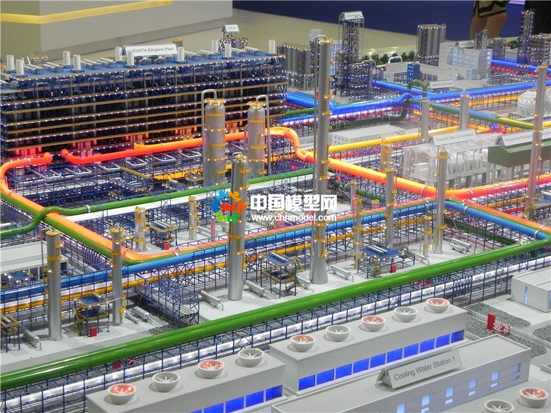 石油化工產(chǎn)業(yè)沙盤模型，石油化工流程模型