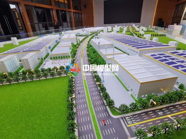 蜂巢能源基地沙盤模型